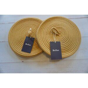 Bellar Woven Beige Placemats - Standard Size NWT